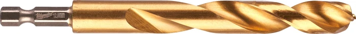 Milwaukee Red Hex Shockwave HSS-G TiN Metallbohrer, 12x82x127mm, 1 Stück
