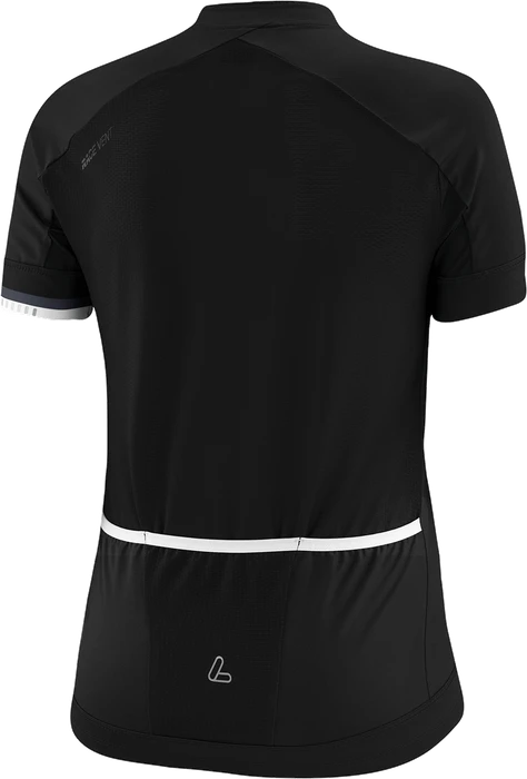 Löffler Bike Jersey FZ Pure Trikot kurzarm schwarz (Damen)