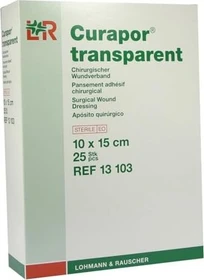 Lohmann & Rauscher Curapor transparent Wundverband steril chirurgisch, 10 x 15cm, 25 Stück