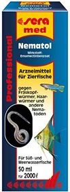 sera med Professional Nematol gegen Fräskopfwürmer, Haarwürmer und Nematoden, 50ml