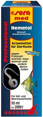 sera med Professional Nematol gegen Fräskopfwürmer, Haarwürmer und Nematoden, 50ml