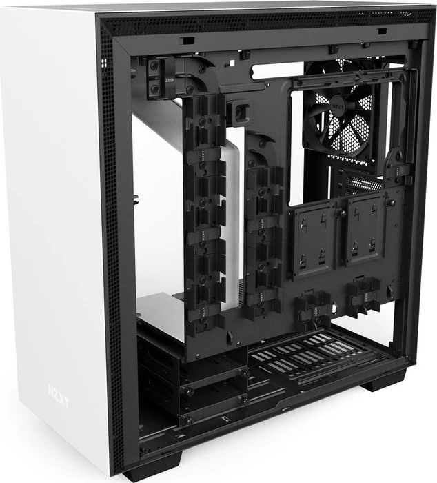 NZXT H700 weiß, Glasfenster