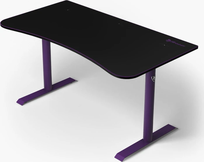 Arozzi Arena Medium Gaming Desk Schreibtisch 140x76cm schwarz/violett