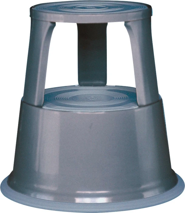 Wedo Step Rollhocker Metall, grau