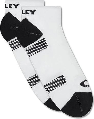 Oakley Ribbed Ellipse Short Socken weiß