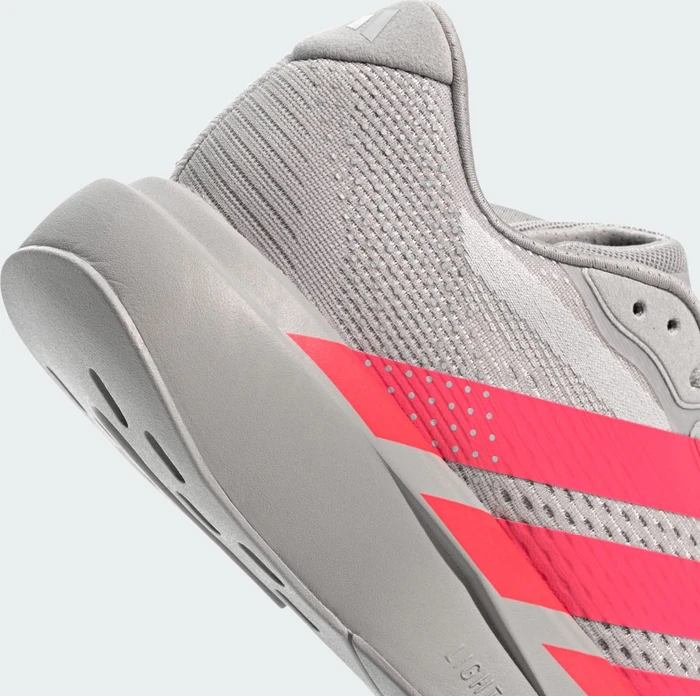 adidas Adizero Pacer grey two/lucid red/halo silver (Herren)