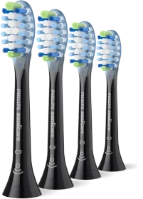 Philips HX9044/88 Sonicare C3 Premium Plaque Defence Ersatzbürste schwarz, 4 Stück