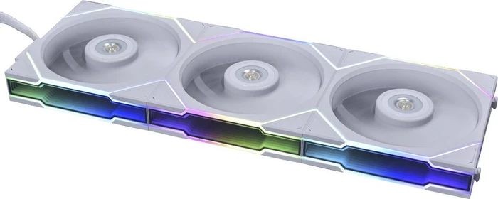 Lian Li Uni Fan TL 120 RGB Reverse Blade, weiß, LED-Steuerung, 120mm, 3er-Pack