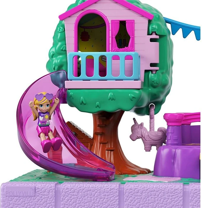 Mattel Polly Pocket - Pollyville Spielplatz Spielset