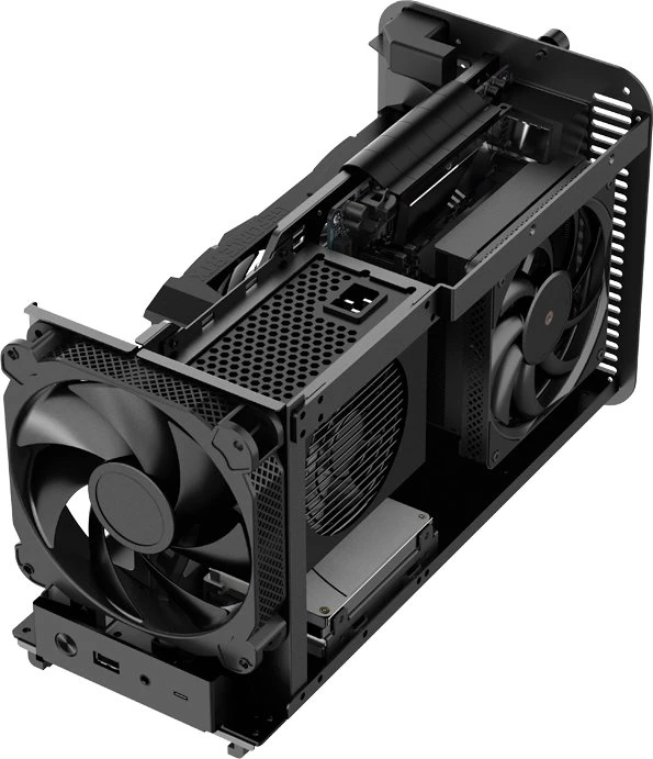 Jonsbo V11, schwarz, Mini-ITX
