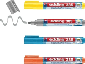 edding 385 Flipchartmarker Effect sortiert, 4er-Set