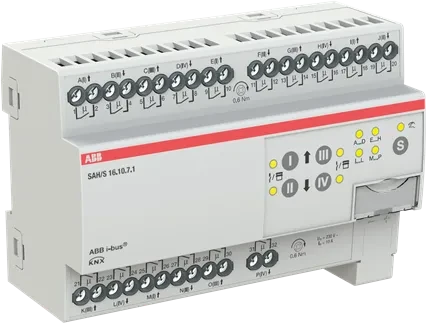ABB SAH/S16.10.7.1 Schalt-/Jalousieaktor 16-fach, 230V, 10A, 8TE REG, Schaltaktor