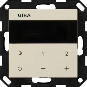 Gira Unterputz-Radio IP, cremeweiß glänzend