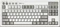 8BitDo Retro Mechanical Keyboard, M Edition, weiß/grau, Kailh Box V2 WHITE, USB/Bluetooth, US Vorschaubild