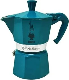 Bialetti Moka Express Winter Wonderland 3 Tassen Espressokanne petrol
