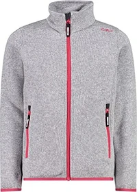 CMP Fleece Knit-Tech Meliert Jacke argento/fragola (Junior)