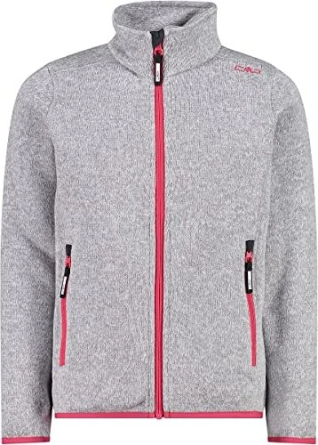 CMP Fleece Knit-Tech Meliert Jacke argento/fragola (Junior)