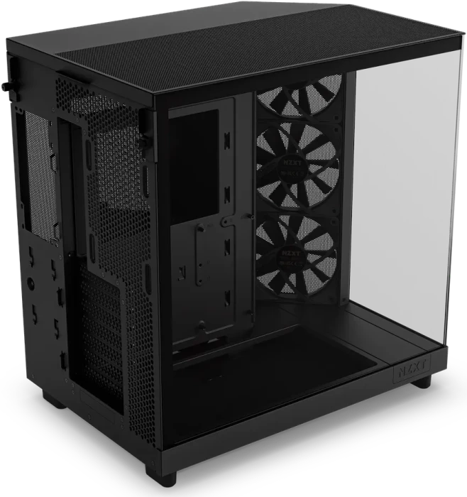 NZXT H6 Flow Black, schwarz, Glasfenster