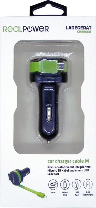 Ultron RealPower Car Charger Cable M