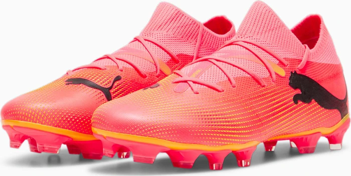 Puma Future 7 Match FG/AG sunset glow/puma black/sun stream (Herren)