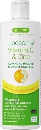 Igennus Liposomales Vitamin C 1000mg & Zink, 450ml