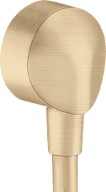 Hansgrohe FixFit E Wandanschluss brushed bronze