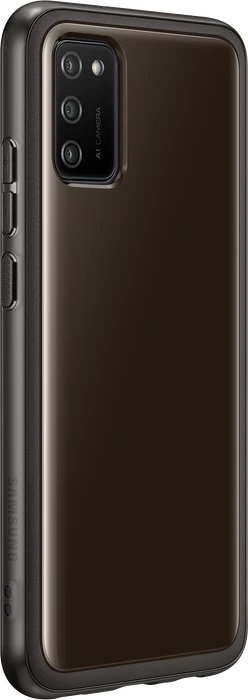 Samsung Soft Clear Cover für Galaxy A02s schwarz