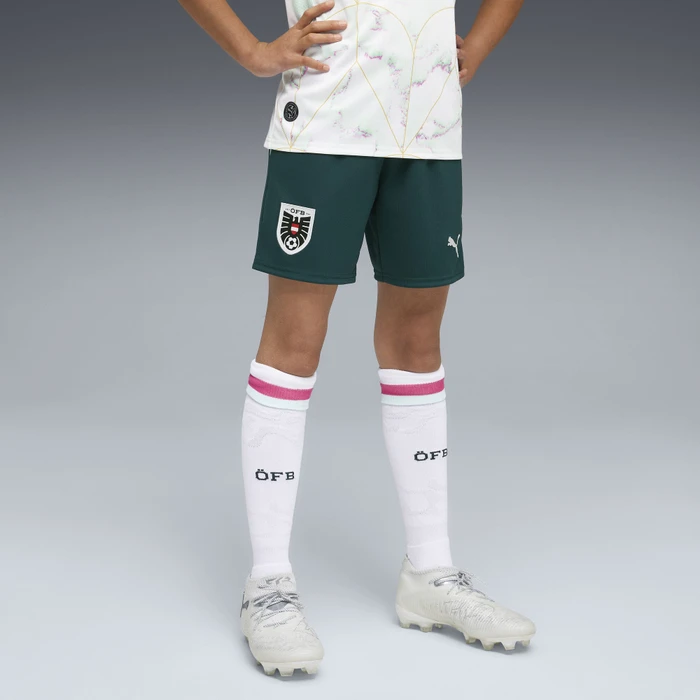 Puma FIFA WM 2026 Österreich Auswärtsshorts (Junior)