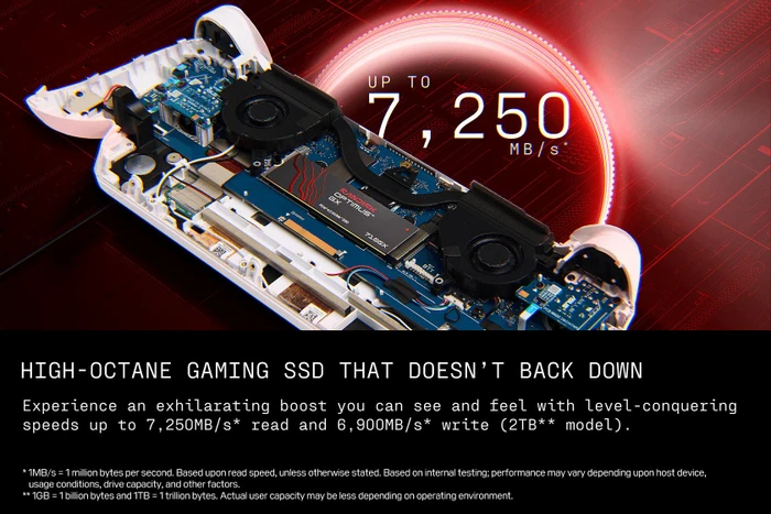 SanDisk Optimus GX 7100X 2TB, M.2 2280 / M-Key / PCIe 4.0 x4