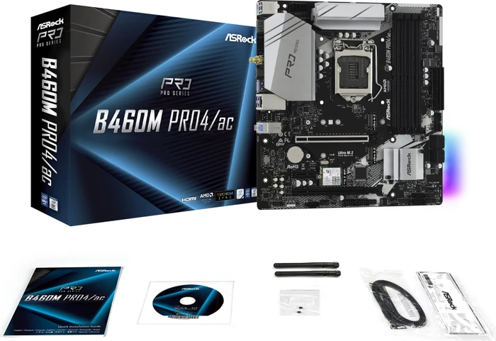 ASRock B460M Pro4/ac (Intel 1200)