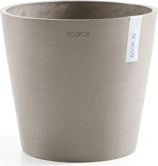 Ecopots Kunststoff-Topf Amsterdam 30cm taupe