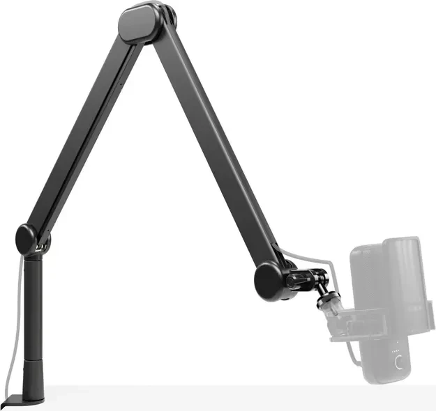 Produktbild von Pulse PLS00080 Mikrofonständer – Schwanenhals, 400 Mm, Verchromt, Für Flexible Mikrofonpositionierung, Einfache Handhabung