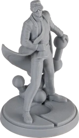 Polymaker PolyLite PLA Pro, grau, Spule, 2.85mm, 1.00kg