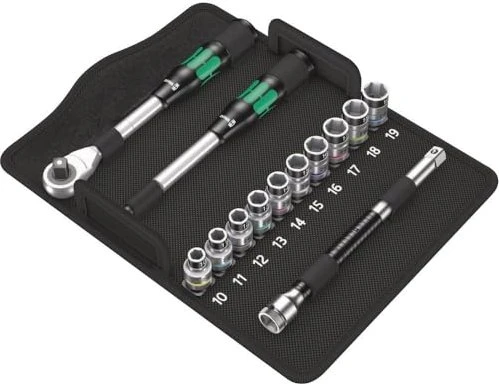 Wera 8006 SC 1 Zyklop Hybrid Steckschlüsselsatz inkl. Tasche, 13-tlg.