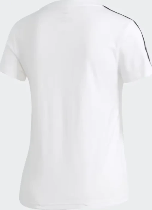 adidas Essentials 3-Streifen T-Shirt kurzarm weiß/schwarz (Damen)