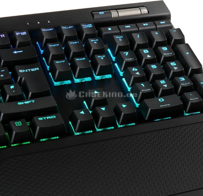 Corsair Gaming K70 RGB MK.2, MX SILENT RGB RED, USB, DE