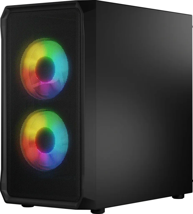 Logic Concept Portos ARGB Mini Black, Glasfenster
