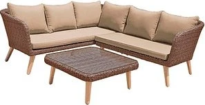 Garden Pleasure Pamplona Lounge-Set braun, 11-tlg.