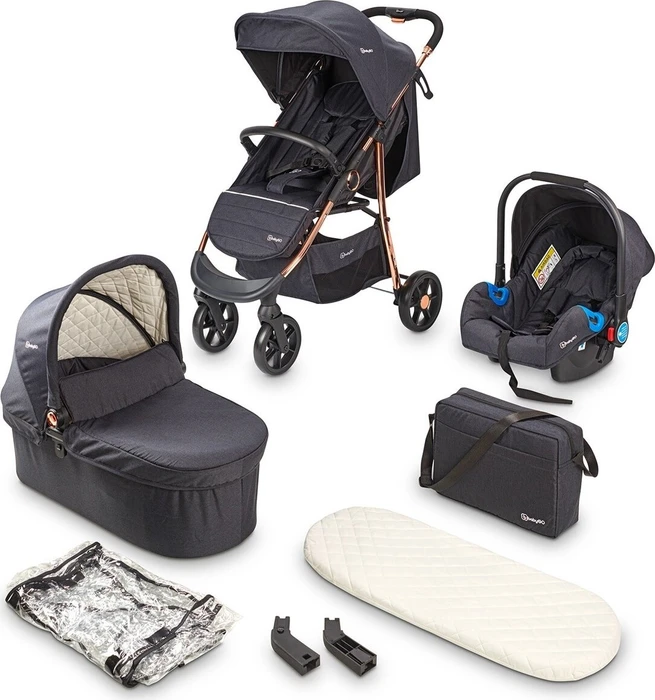 BabyGo Style 3in1 roségold