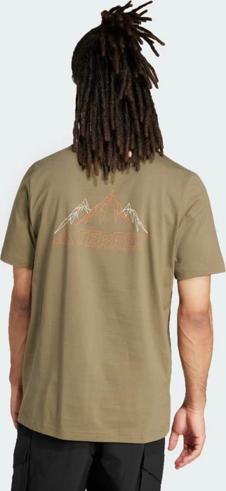 adidas Terrex Graphic T-Shirt kurzarm olive strata (Herren)