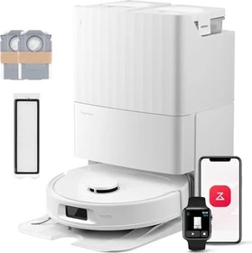 Roborock QV 35S Set Saug-/Wischroboter weiß inkl. Absaug-/Reinigungsstation