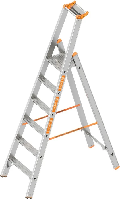 Layher Topic 1064 Alu Haushaltsleiter, 6 Stufen