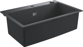 Grohe K700 80-C 78/51 1.0 Einbau Becken mittig granit schwarz