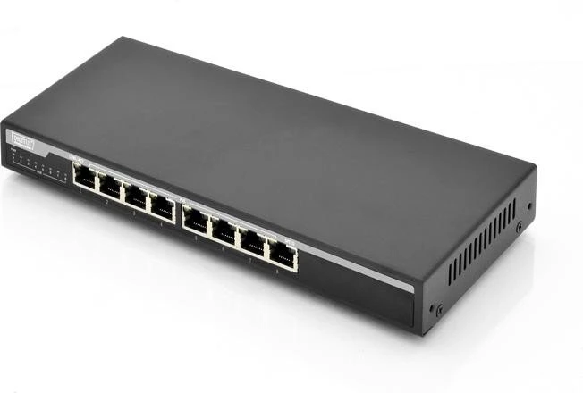 Digitus Professional DN-953 Desktop Gigabit Switch, 8x RJ-45, 131W PoE+