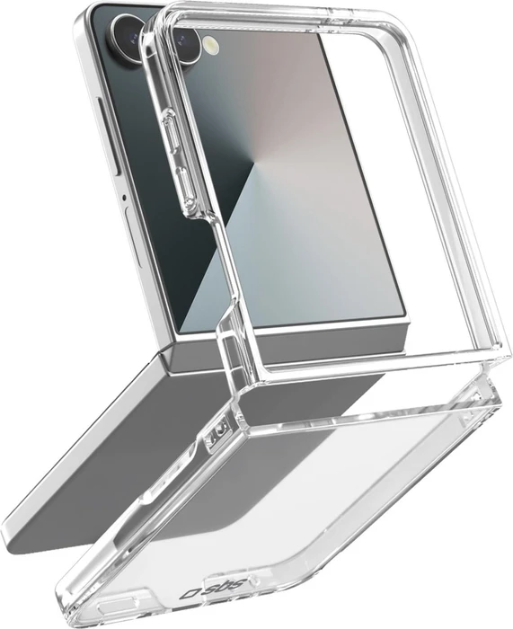 SBS Mobile Hybrid Flip Case für Samsung Galaxy Z Flip7 transparent