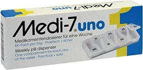 Hans-H. Hasbargen Medi 7 uno Medikamentendosierer weiß, 1 Stück