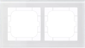 MDT Glasrahmen Sortiment 63 2-fach, weiß