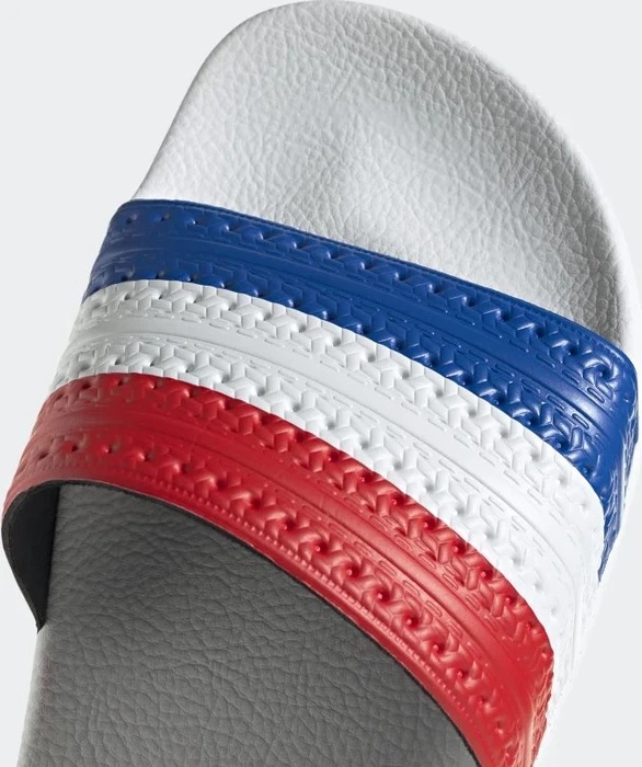 adidas Adilette red/cloud white/blue (Herren)