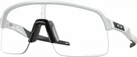Oakley Sutro Lite matte white/clear to black iridium photochromic