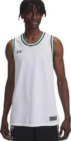 Under Armour Zone Pro Mesh Graphic Funktionsshirt ärmellos white/halo gray/black (Herren)